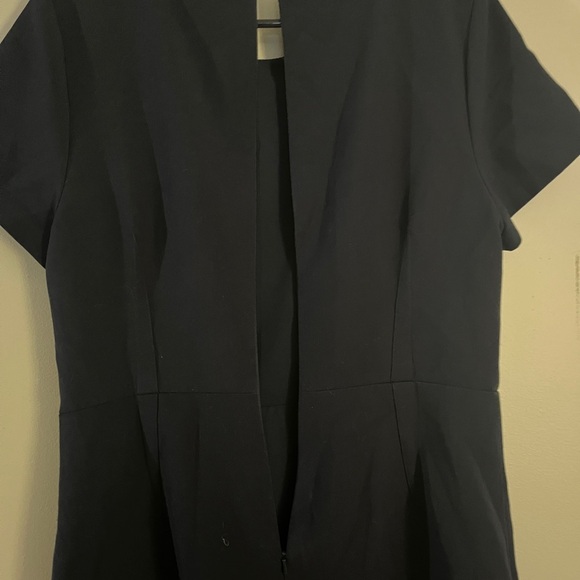 Banana Republic Navy Blue Short Sleeve Dress Size 14 - Picture 6 of 9